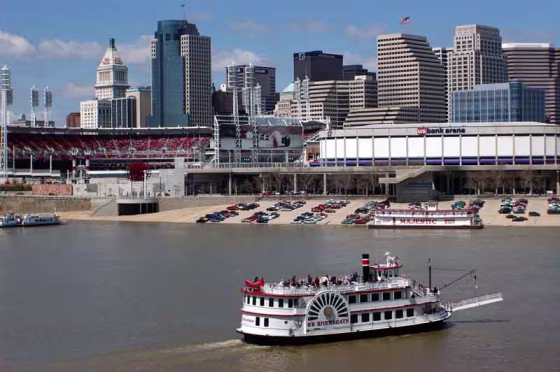 Image: Ohio River, BB Riverboats, Newport, Kentucky